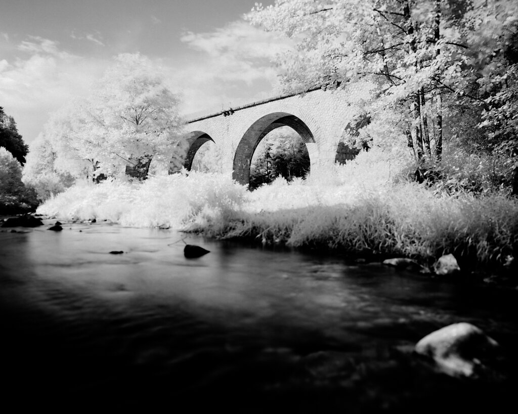 Viaduc, Vallée de la Bruche (4x5'' IR400)